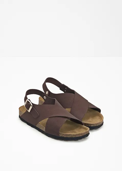 Sandaler i skinn, bonprix