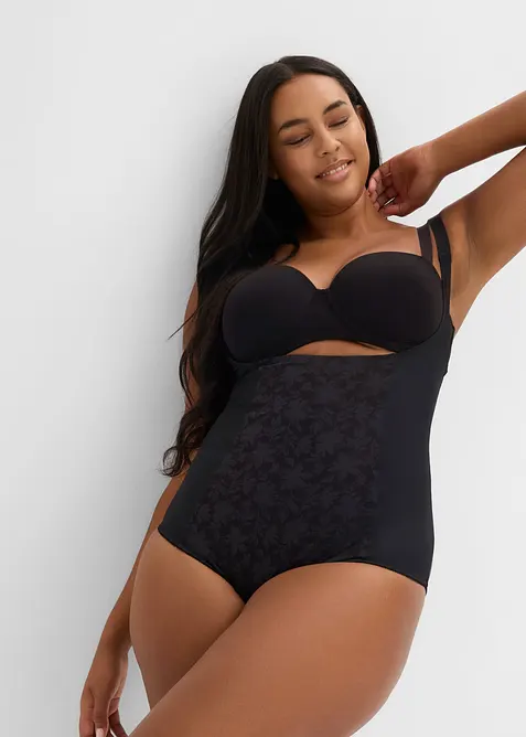 Strong shape body med blonder, bonprix