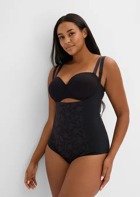Strong shape body med blonder, bonprix