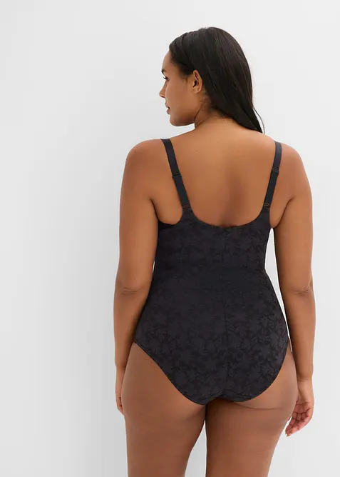 Strong shape body med blonder, bonprix