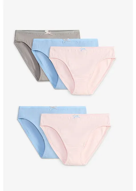 Truse med myk, &oslash;kologisk bomull (5-pack), bonprix