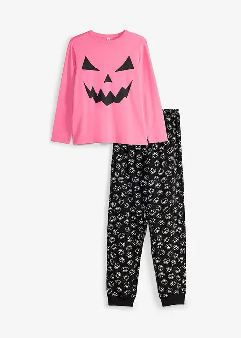 Pyjamas i 100% &oslash;kologisk bomull, bonprix