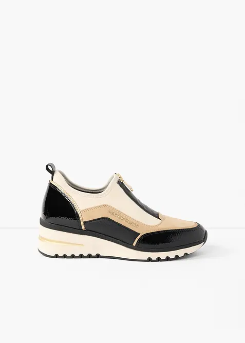 Sneakers med glidel&aring;s fra Marco Tozzi, Marco Tozzi