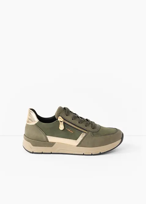 Komfortable sneakers med polstret inners&aring;le fra Rieker, Rieker