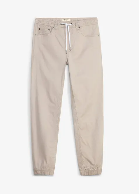 Regular Fit slip on-bukse, Tapered, bonprix