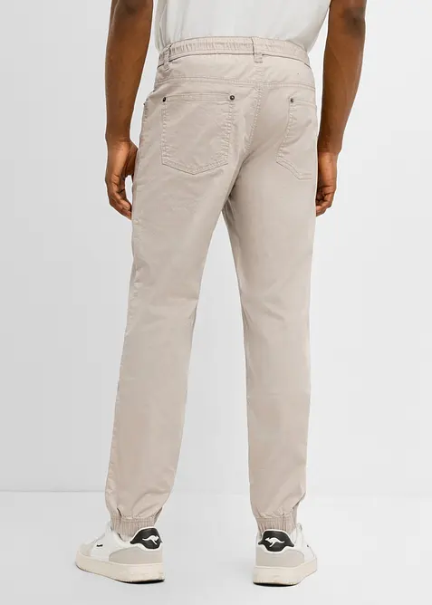 Regular Fit slip on-bukse, Tapered, bonprix