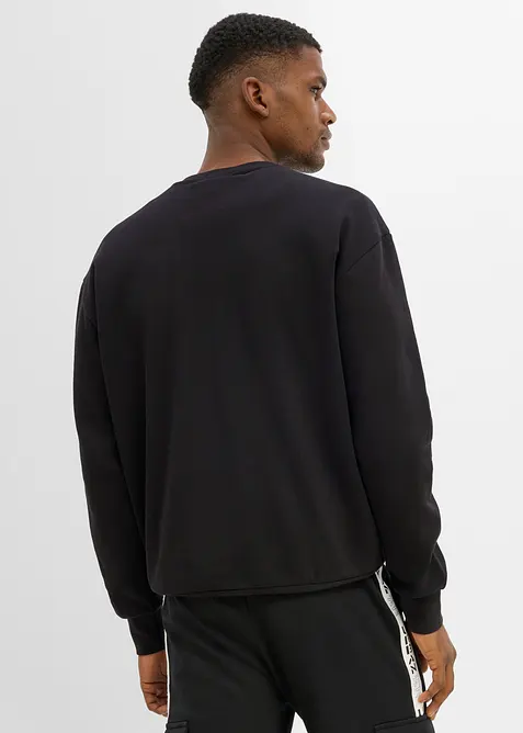 Sweatshirt i 100% &oslash;kologisk bomull, loose fit, bonprix