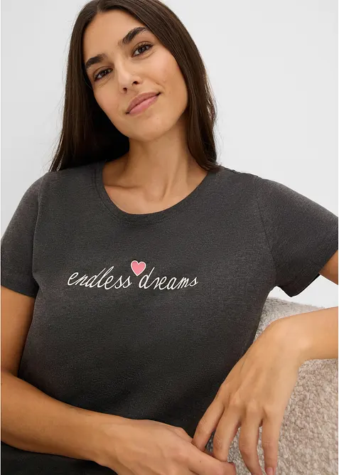 Capri-pyjamas i 100% bomull, bonprix