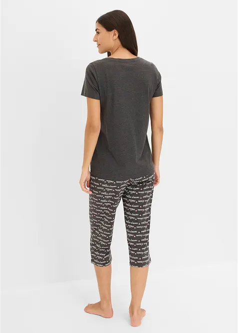 Capri-pyjamas i 100% bomull, bonprix