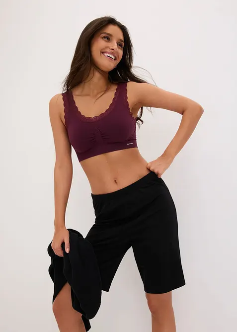 Feel Comfort Seamless bustier (2-pack), bonprix