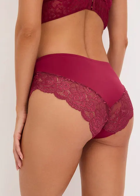 Truse med h&oslash;y midje (2-pack), bonprix