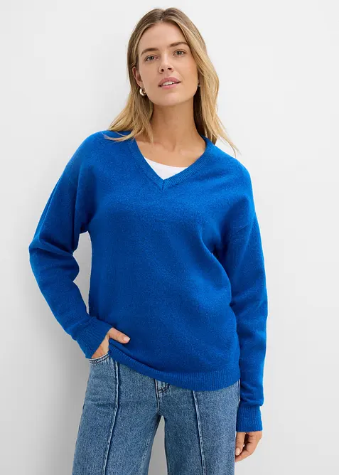 Oversized, strikket genser, bonprix