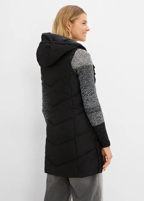 Vattert vest av resirkulert polyester, bonprix