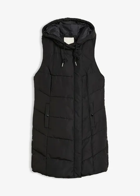 Vattert vest av resirkulert polyester, bonprix