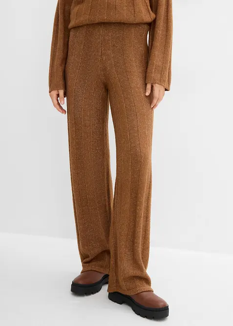 Ribbestrikket bukse, bonprix