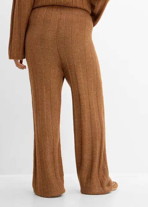 Ribbestrikket bukse, bonprix