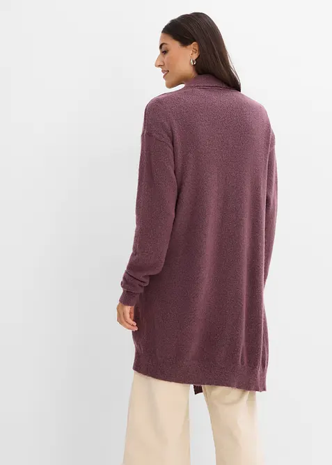 Lang cardigan med sjalskrage, bonprix