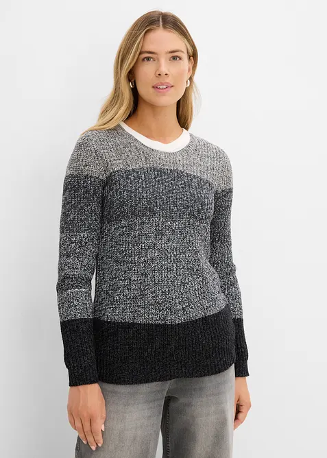 Genser med stripem&oslash;nster, bonprix