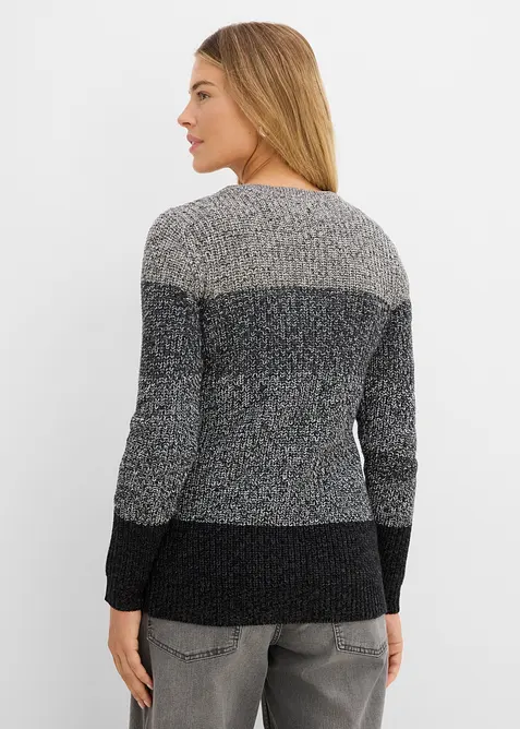 Genser med stripem&oslash;nster, bonprix