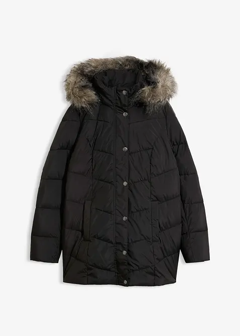 Vattert jakke med avtakbar hette, bonprix
