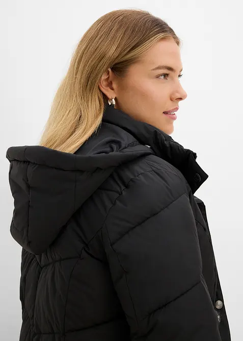 Vattert jakke med avtakbar hette, bonprix