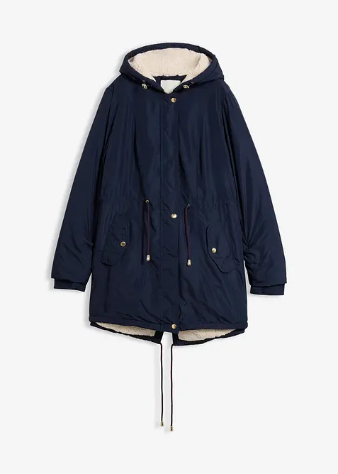 Parkas med pilefleece, bonprix