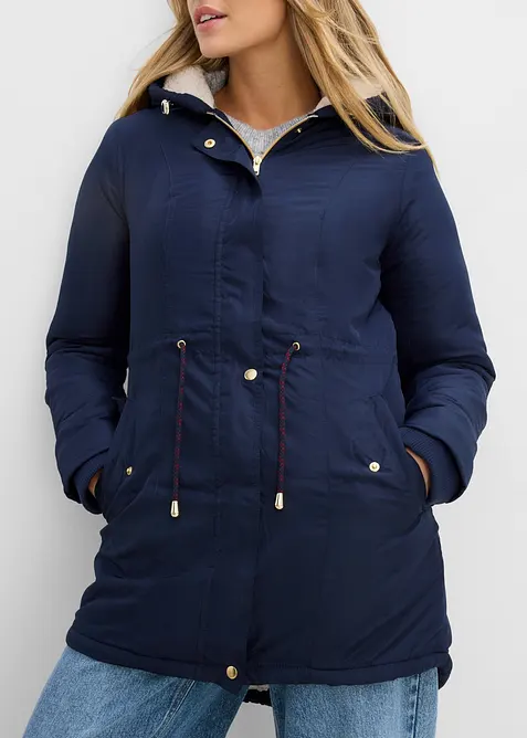 Parkas med pilefleece, bonprix
