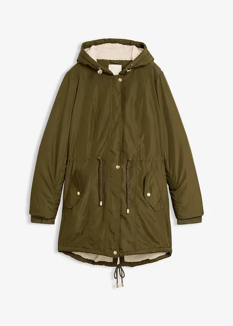Parkas med pilefleece, bonprix