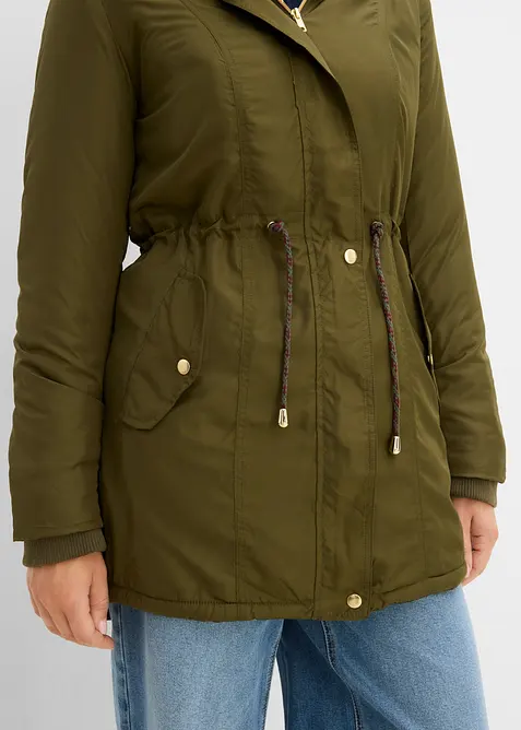 Parkas med pilefleece, bonprix