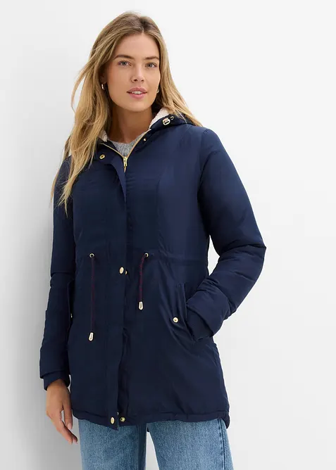 Parkas med pilefleece, bonprix