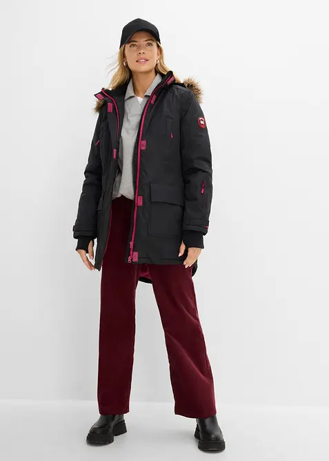 Vattert parkas i vanntett materiale, bonprix