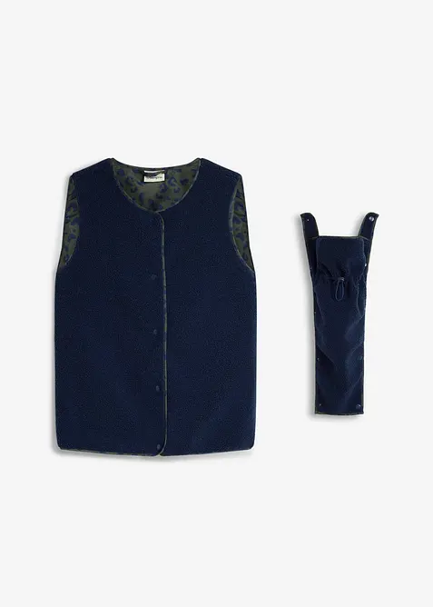 3-i-1-mamma- og b&aelig;revest av teddyfleece (3-delt sett), bonprix
