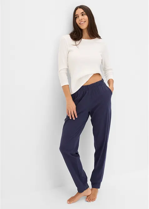 Lang pyjamasbukse (2-pack), bonprix