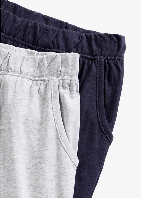 Lang pyjamasbukse (2-pack), bonprix