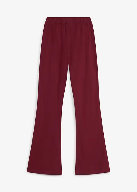 Jazzpants i elastisk materialmix med &oslash;kologisk bomull, bonprix