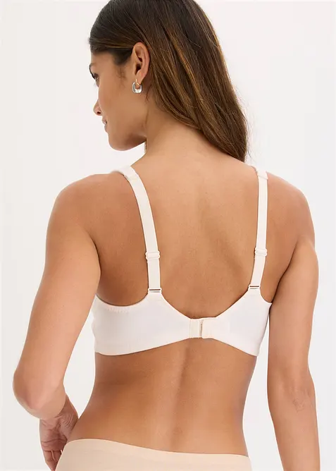 BH uten spiler med &oslash;kologisk bomull (2-pack), bonprix