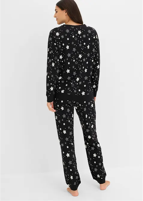 Pyjamas med &oslash;kologisk bomull, bonprix