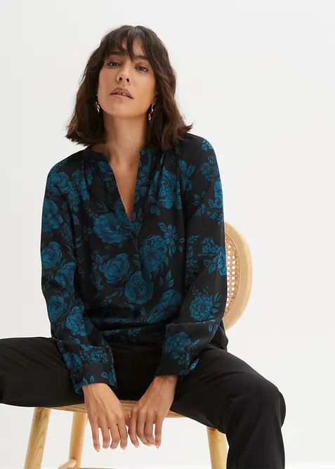 Bluse i lett krepp, bonprix