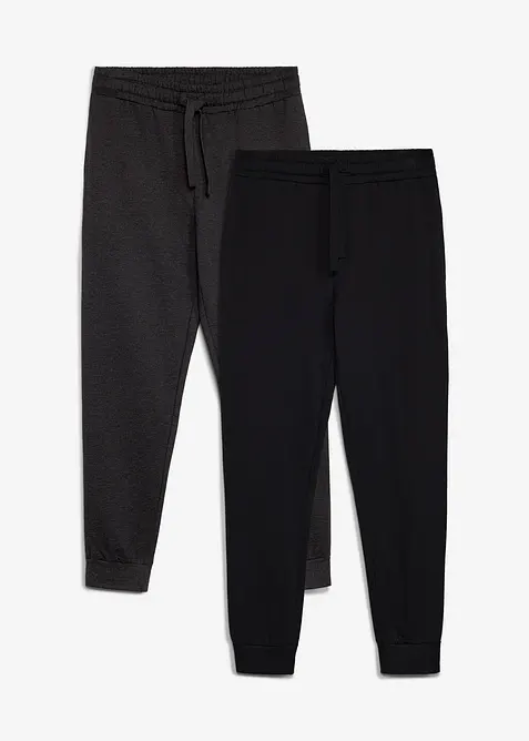 Joggebukse (2-pack), bonprix