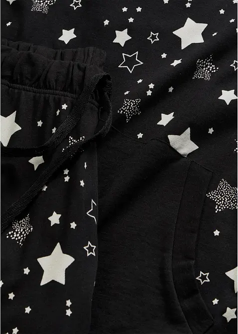 Pyjamas med &oslash;kologisk bomull, bonprix