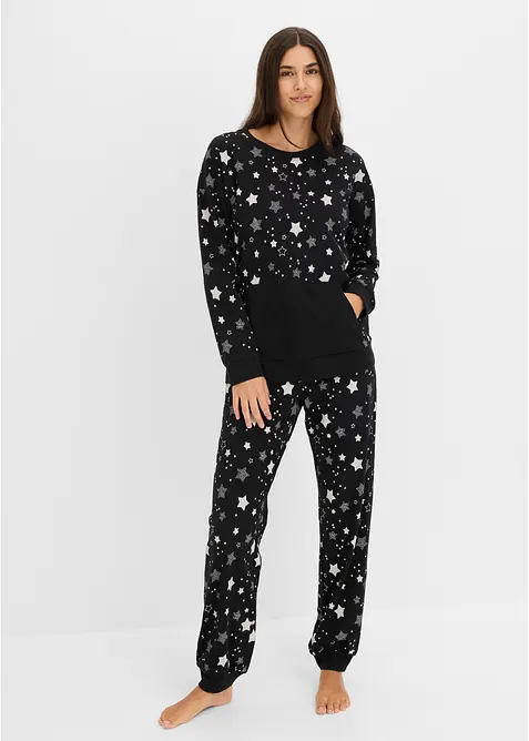 Pyjamas med &oslash;kologisk bomull, bonprix