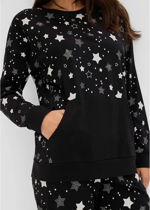Pyjamas med &oslash;kologisk bomull, bonprix
