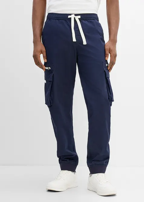 Pull on-bukse med stretch, regular fit, bonprix