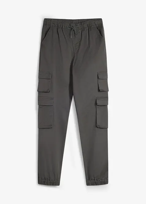 Pull on-cargobukse med stretch, regular fit, bonprix