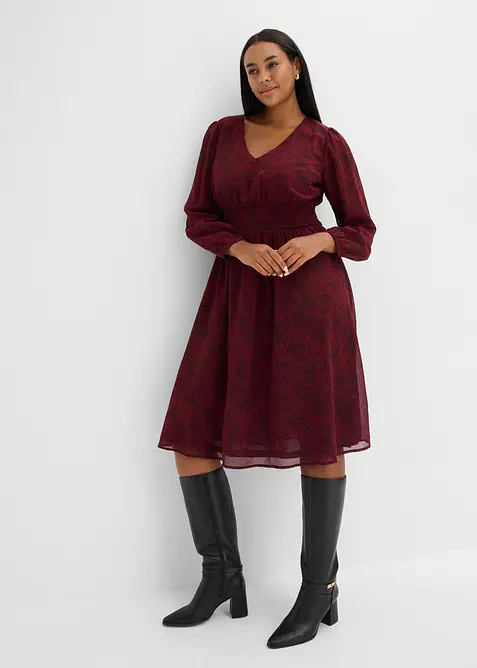 Chiffonkjole, bonprix