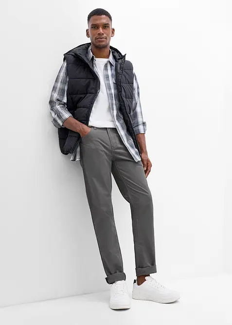 Regular fit-bukse med stretch, Straight, bonprix