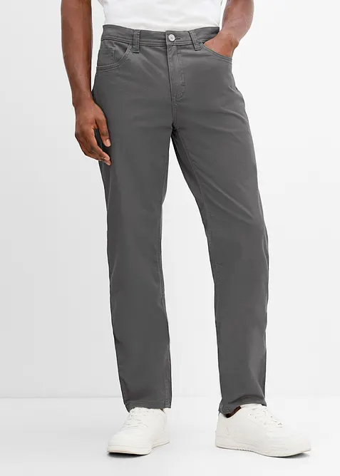 Regular fit-bukse med stretch, Straight, bonprix