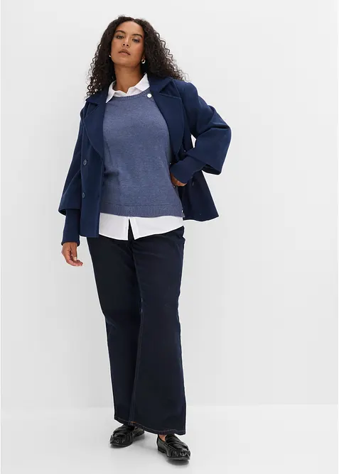 Genser med isydd bluse, bonprix