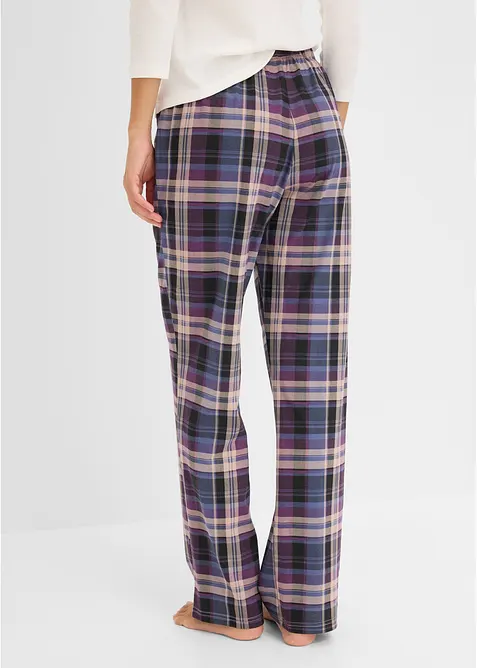 Pyjamasbukse i 100% bomull (3-pack), bonprix