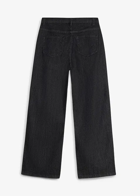 Wide Leg-jeans Mid Waist, bonprix